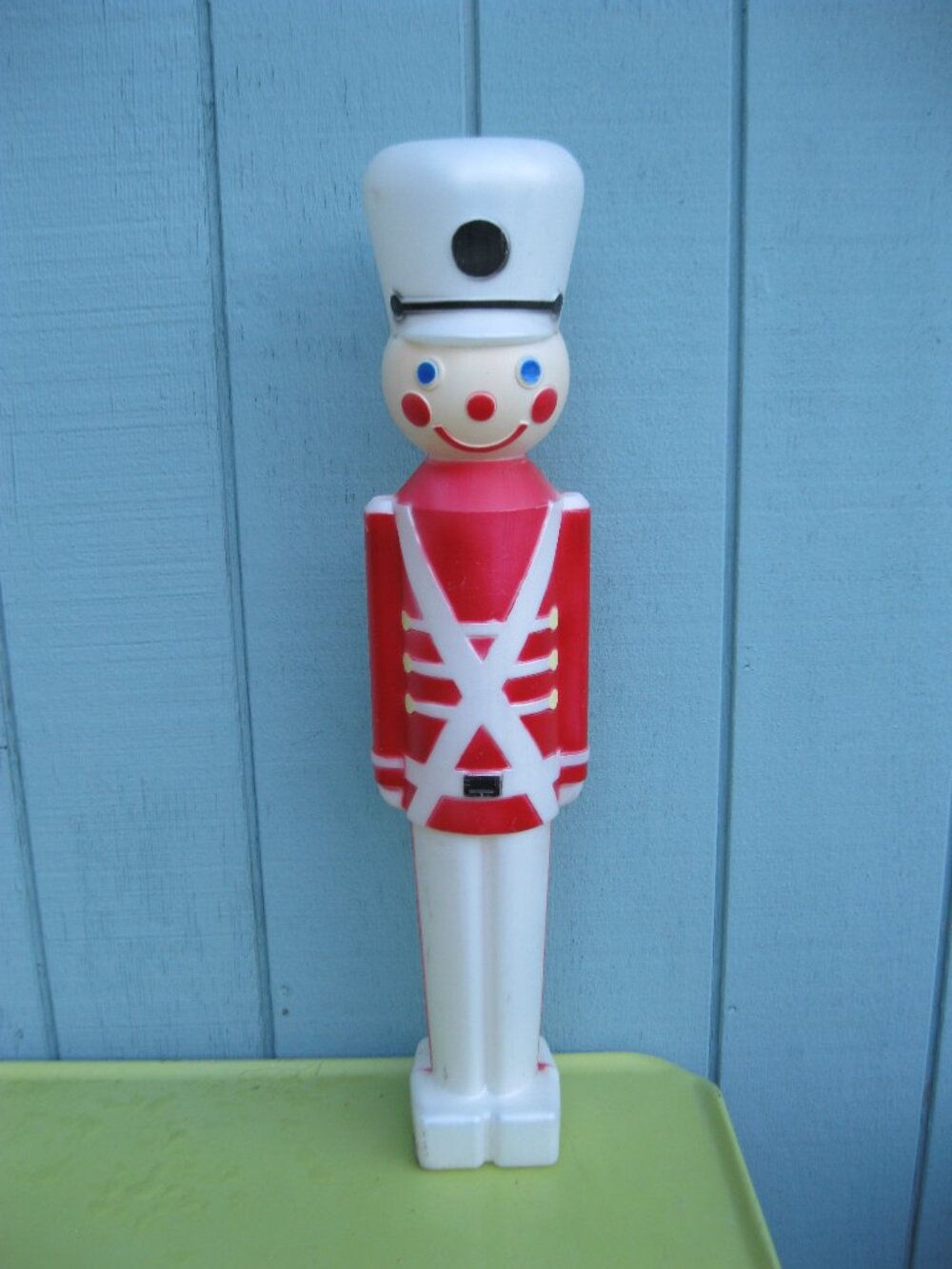 1987 Union Products Blow Mold Christmas Nutcracker Soldier